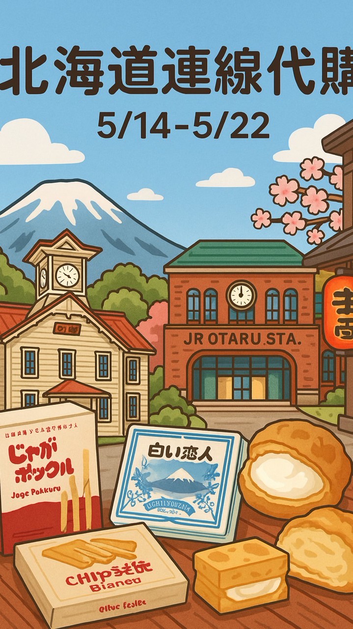 本宮嚴選🫦5/14-22北海道佛系連線代購