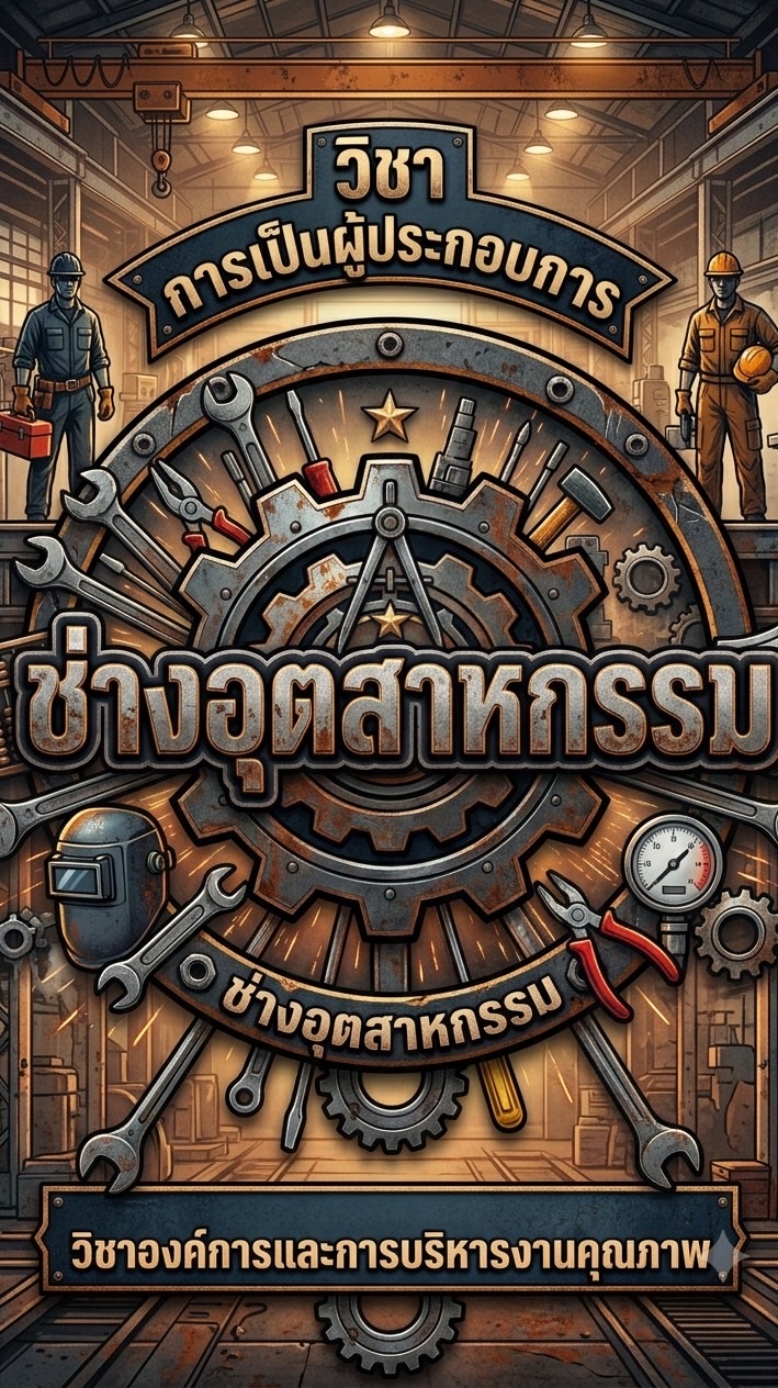 ช่าง 1/69 การเป็นผู้ประกอบการและองค์การและการบริหารงานฯ