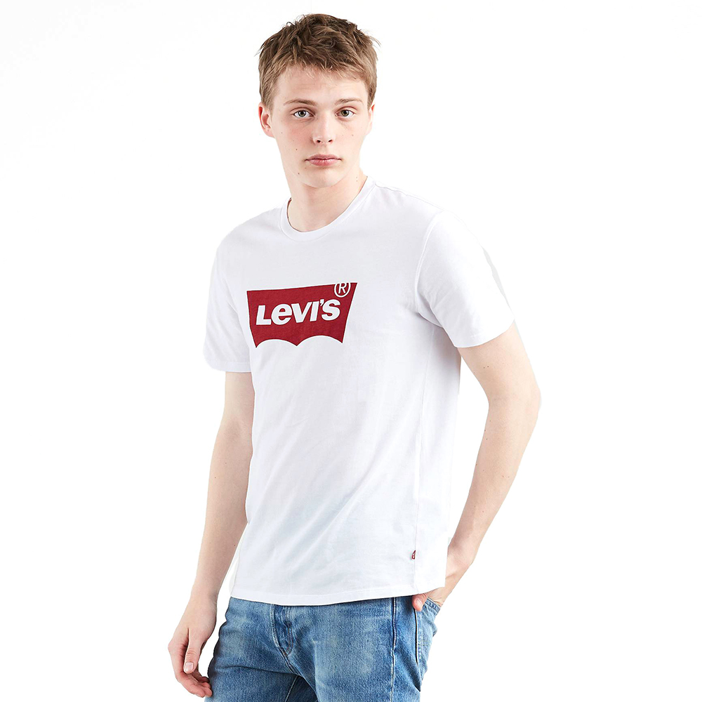貨號：17783-0140t恤 男裝 / 經典logo tee / 白色 / 延續款 - levis