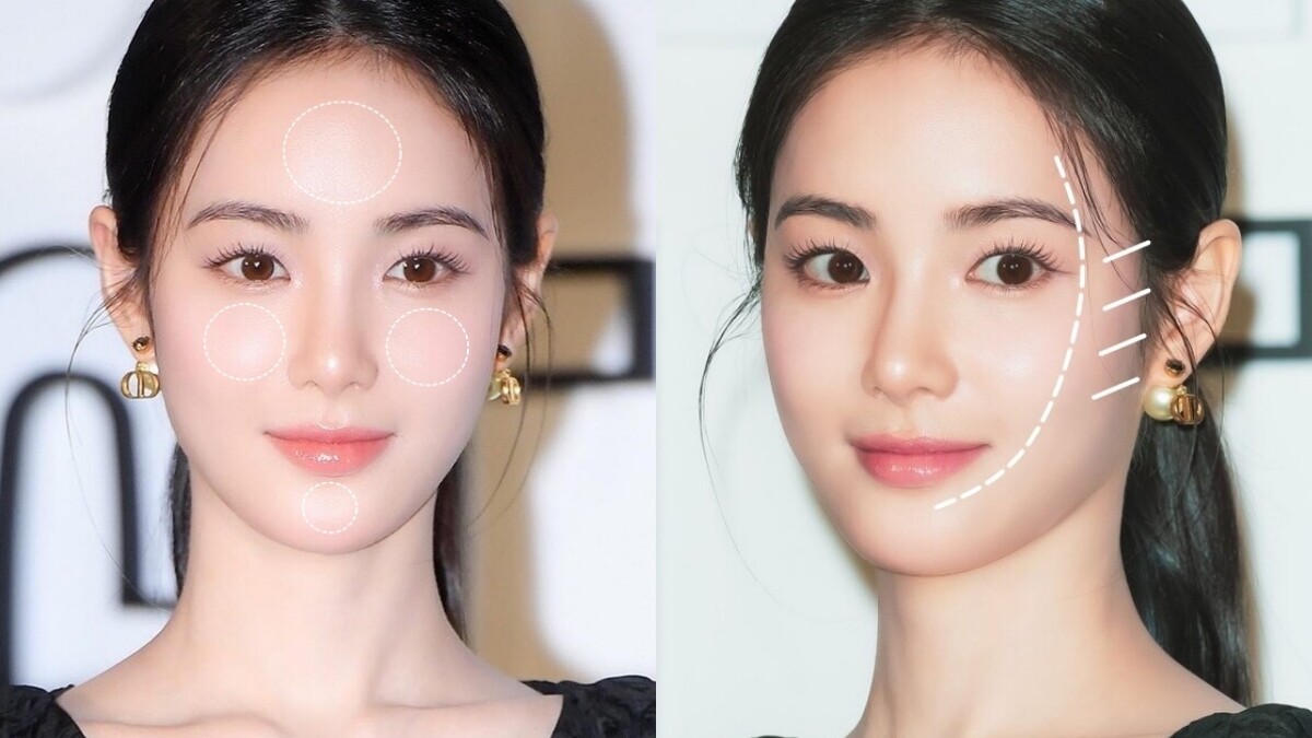 面部輪廓調整技巧+淺色遮瑕推薦