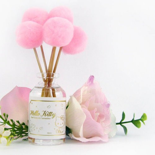 POM POM棉花糖薰香組30ML(香味：伯爵茶小黃瓜) 【正版-kitty＊歐米亞】三麗鷗正版授權