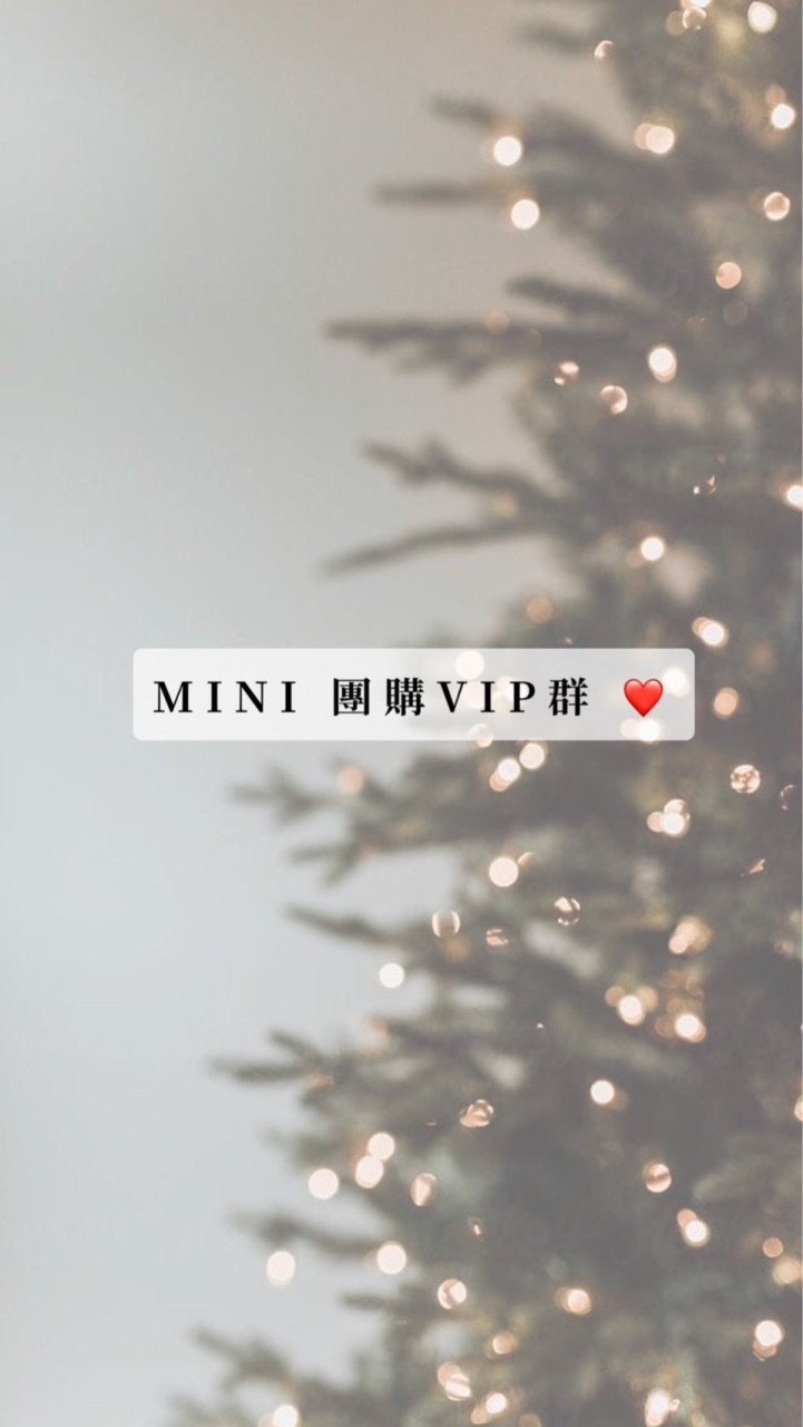 MINI團購VIP群🤍