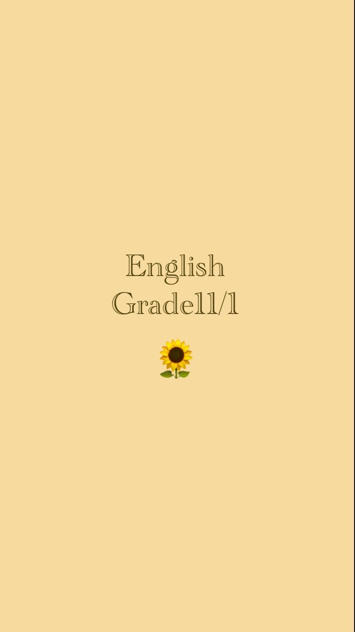 ENGLISH GRADE11/1 2025