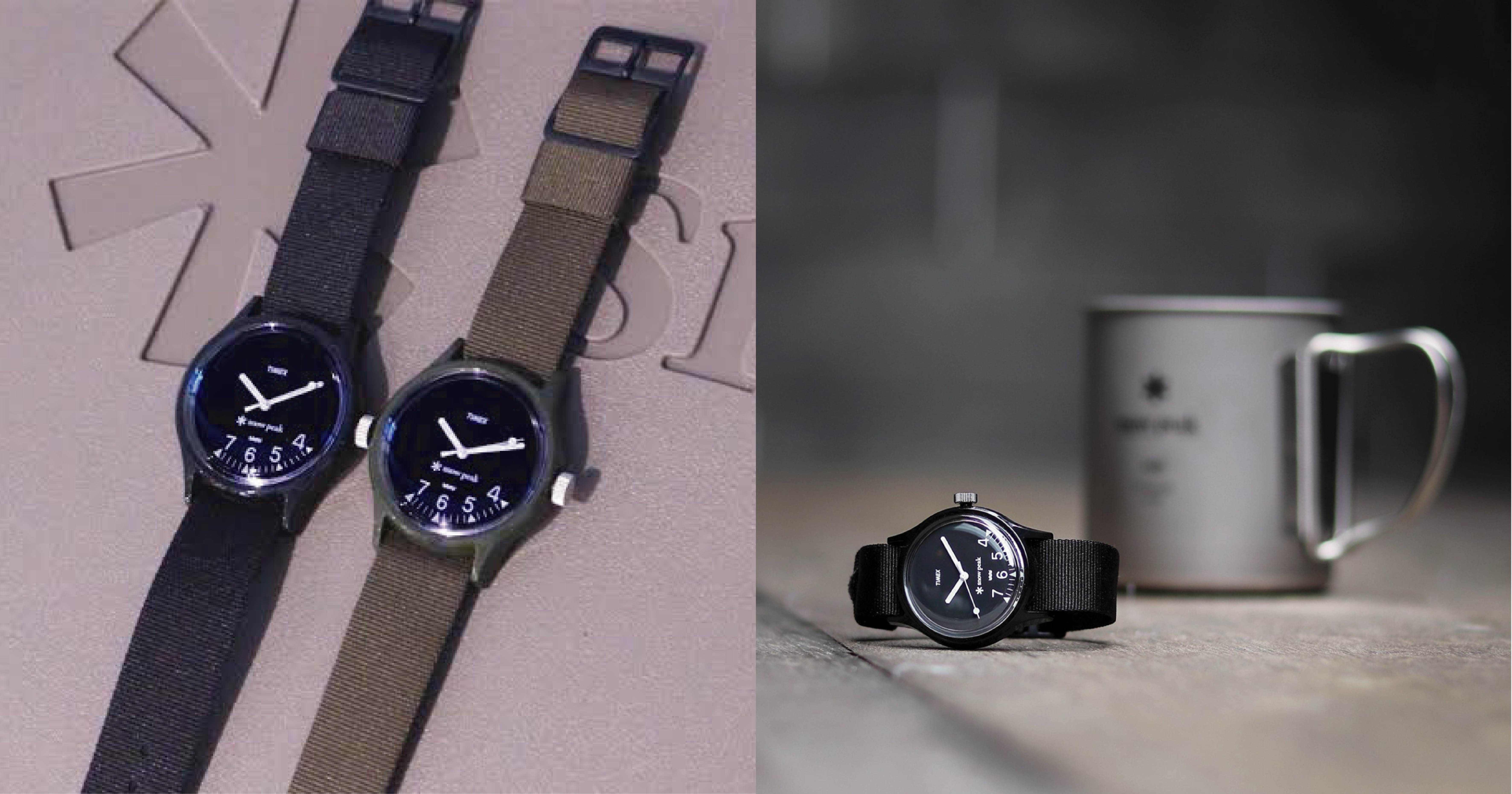 Snow Peak × relume × Timex コラボウオッチ【中古品】 Snow Peak × JOURNAL STANDARD relume × TIMEXの「野遊びを