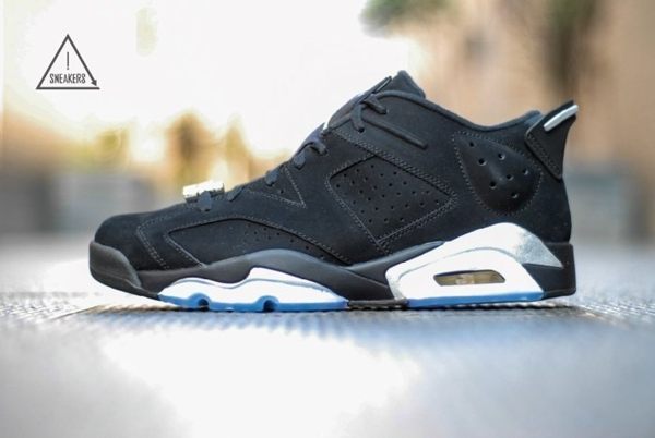ISNEAKERS Nike Air Jordan 6 Retro Low 喬丹 六代 黑銀 男鞋 304401-003