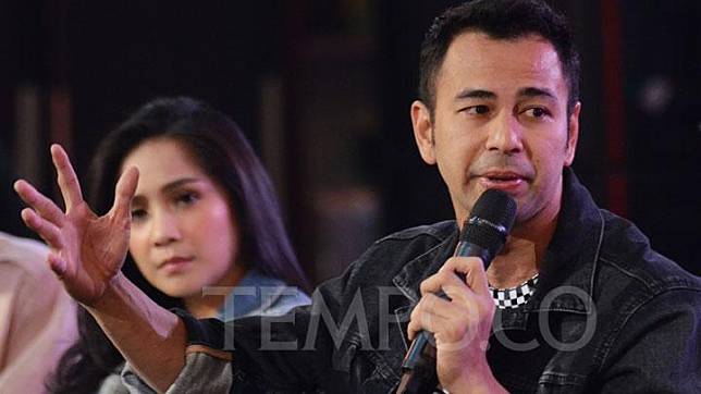 Raffi Ahmad serta Nagita Slavina ketika menghadiri konfrensi pers konser Nostalgila  Raffi Ahmad: Kalau Tidak Sama Nagita Slavina, Mungkin Sudah Cerai