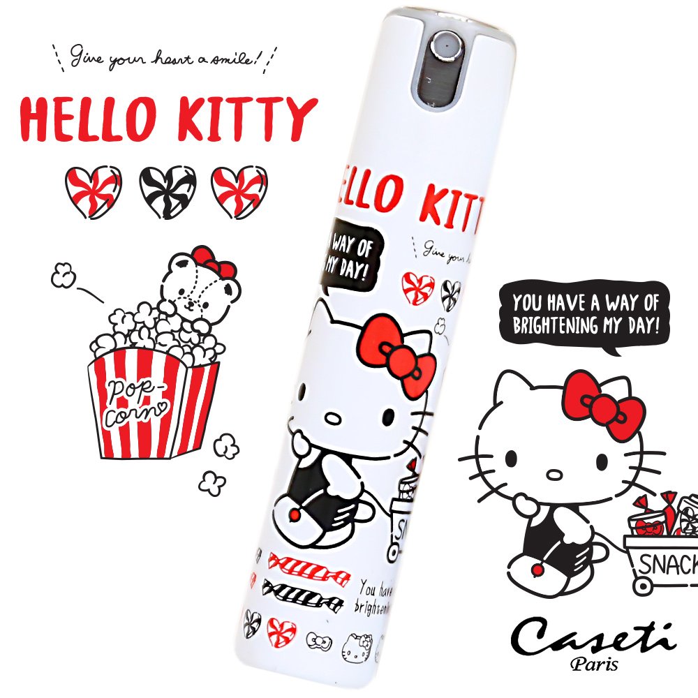 【Hello Kitty X Caseti】甜點凱蒂 香水分裝瓶 旅行香水攜帶瓶 香水瓶 噴瓶 壓瓶 空瓶推薦
