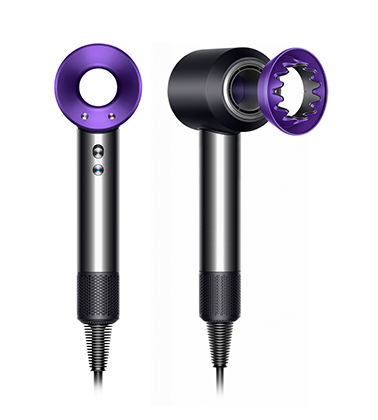 新一代Dyson Supersonic™吹風機配備可快速乾髮的強效數位馬達，搭配智慧溫控科技，有助於保護頭髮的天然光澤。現在推出全新造型配件，可針對不同髮質做造型。