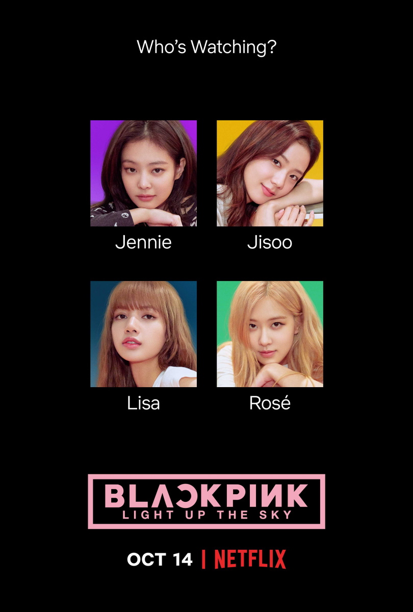 BLACKPINK 的音樂紀錄片《BLACKPINK: Light Up the Sky》可一窺她們迅速崛起為超級巨星的歷程。（圖／Netflix提供）