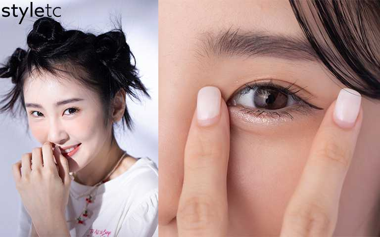 H&M標語白Tee/價格店洽，ZARA櫻桃珍珠項鍊/價格店洽(圖／愛女生五月號妝髮/朱佩芝．攝影/莊立人．模特/Fufu（WINZ）)