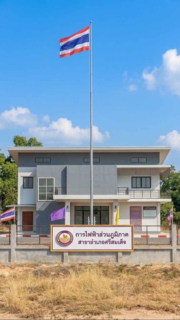 แจ้งไฟฟ้าขัดข้อง การไฟฟ้าอำเภอศรีสมเด็จ