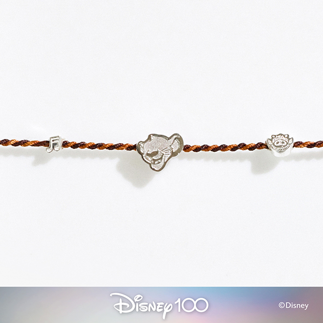 【VACANZA 飾品】Disney 100th｜祈願™ 辛巴 ‧ 純銀手鍊【迪士尼週年限定可愛療癒手鍊】