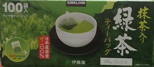 KIRKLAND 日本 綠茶包 伊藤園 代工 立體茶包(100袋/盒)