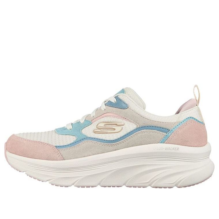 Skechers D Lux Walker-New Moment BLUE/PINK/WHITE Marathon Running Shoes (SNKR/Women's) 149357-OFPK (Size: US 9.5)