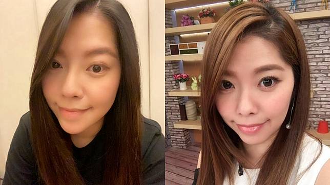 Mei使用客房內的眼罩。圖／翻攝自Mei 邱馨葦Facebook