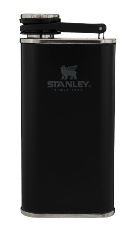 【【蘋果戶外】】Stanley 10-00837 黑 經典系列 寬口酒壺 8oz 0.23L 可攜式隨身不鏽鋼水壺
