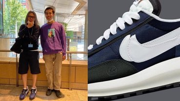 藤原大叔又來放毒了！最強三方聯名神鞋「閃電 x Sacai x Nike LDWaffle」諜照曝光，鞋迷：我還不買爆！