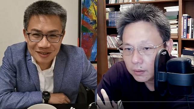 圖／翻攝自羅友志臉書、謝寒冰YouTube直播