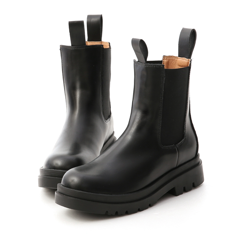 加厚鞋底切爾西短靴