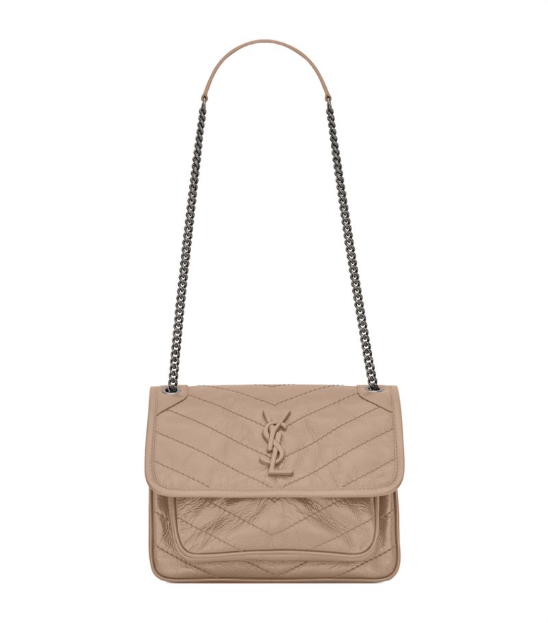 A softly structured addition to Saint Laurent's polished Parisian line-up, the Niki shoulder bag is 