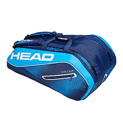 HEAD奧地利 Tour Team系列 12支裝球拍袋-海軍藍 283109