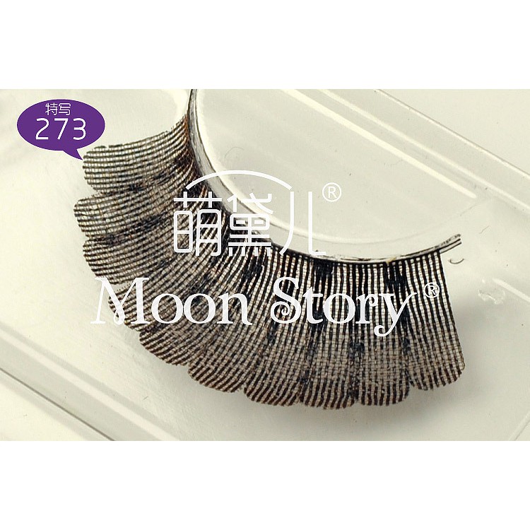 產品類別：整副假睫毛品牌：Moon Story/萌黛兒假睫毛梗類別：塑料棉線梗款：帶閃片/水鑽款材質：其他製作工藝：純手工貨號：273#眼睫毛 #假睫毛 #睫毛 #眼妝