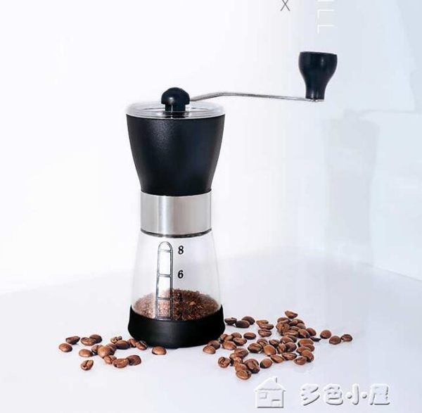亞米手動咖啡豆研磨機家用小型水洗手搖磨豆機陶瓷磨芯手磨咖