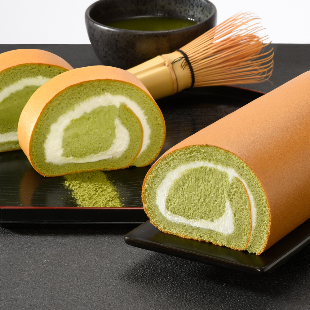 抹茶歐雷生乳捲