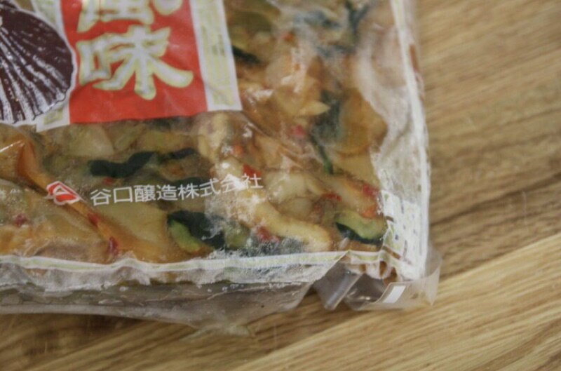 【禧福水產】日本原裝榨菜/下酒菜/榨菜貝唇/萬里風味◇$特價499元/1kg5%/包 日式小菜 日本料理 居酒屋 可批發