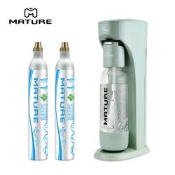 MATURE美萃 Classic410系列氣泡水機-湖水綠(425g氣瓶2支)