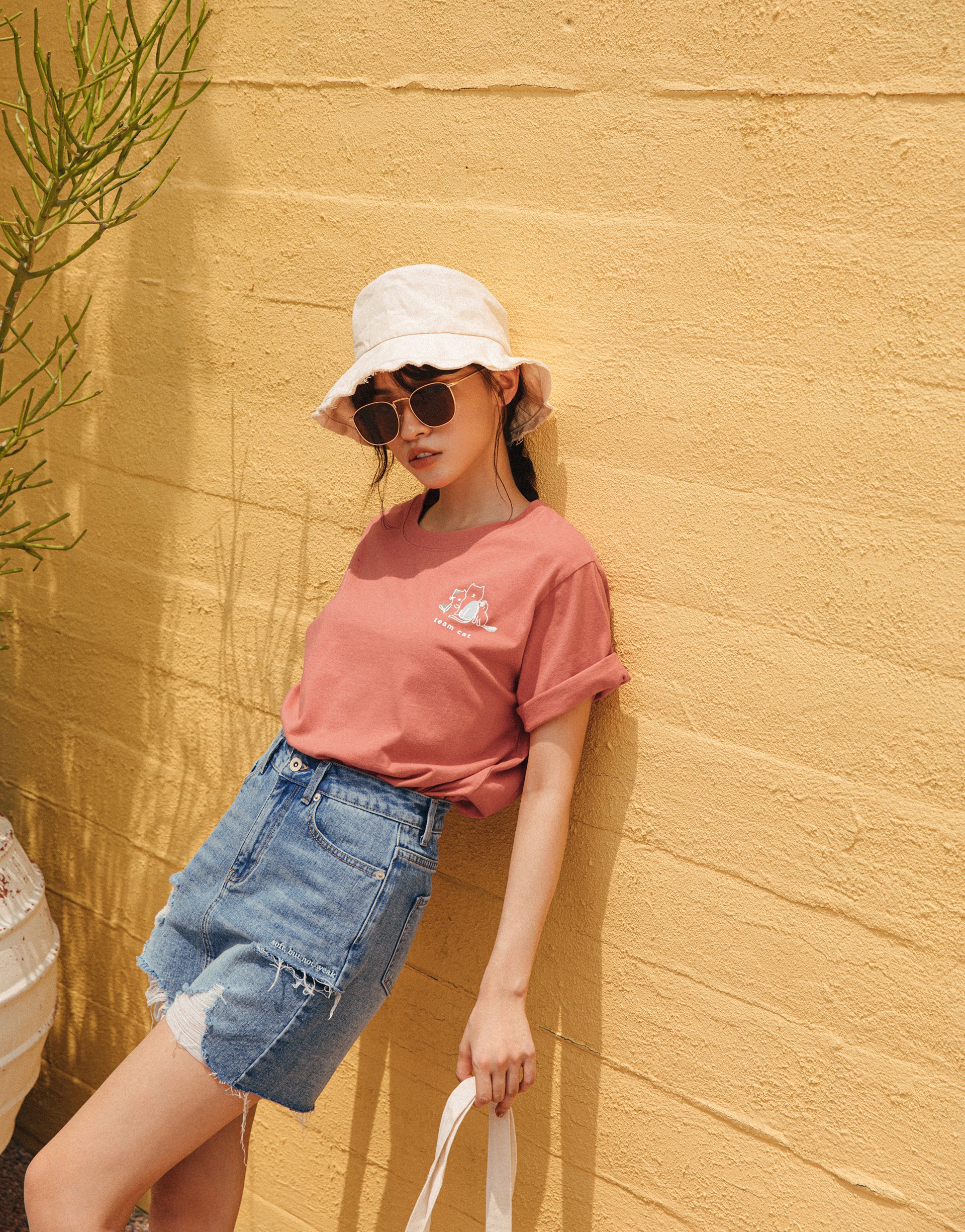 PAZZO+Team cat可愛貓咪手繪TEE(TIFFANY聯名款)