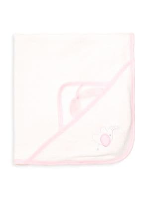 Soft cotton terry towel set features embroidered elephant detail.; Includes: Towel, washcloth; Bande