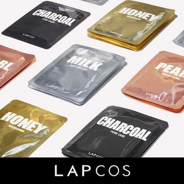 韓國LAPCOS 金屬時尚系列面膜 竹炭清潔/蜂蜜彈潤/珍珠亮白/牛奶保濕 單片入