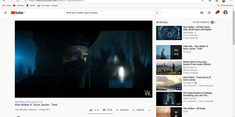 Lirik Dan Chord Lagu Tired Alan Walker Feat Gavin James Kompas Com Line Today