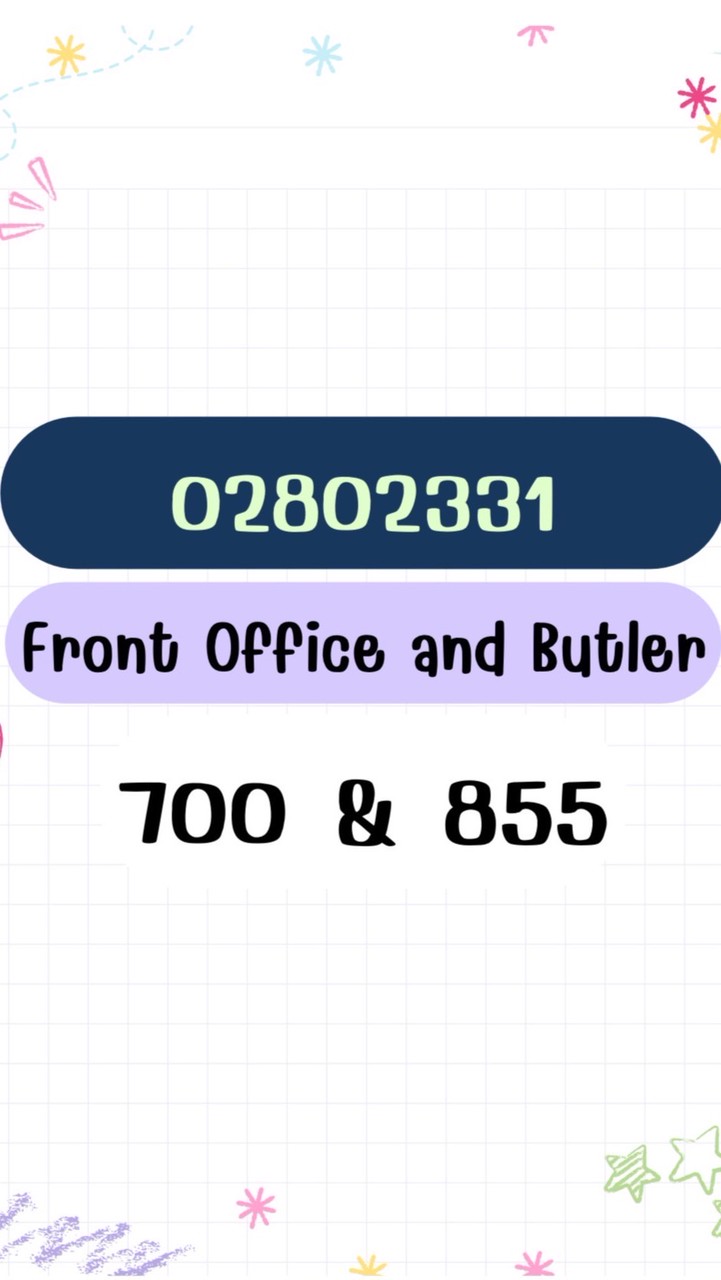 02802331 Front Office and Butler