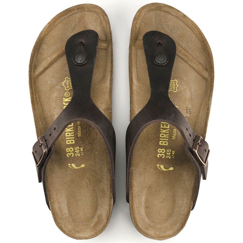宜蘭勃肯 BIRKENSTOCK GIZEH吉薩 夾腳拖鞋 真皮咖啡