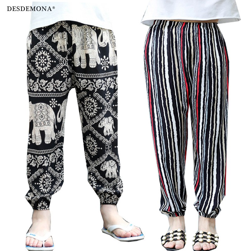 本商城熱賣商品請點選 #DM商城特賣商品產地：中國適用性別中性/男女均可風格韓版適合年齡段中小童(3~8歲，100~140cm)適合季節秋季,夏季款式燈籠褲褲長長褲面料工藝柔軟處理,磨毛圖案卡通圖元素