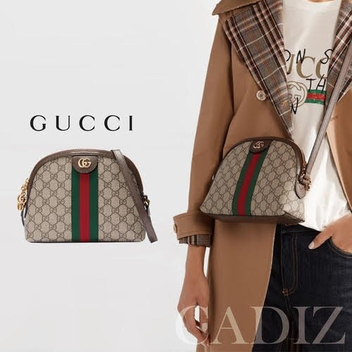 預購 義大利正品 GUCCI Borsa a spalla Ophidia GG 復古印花雙G帆布單肩包 499621