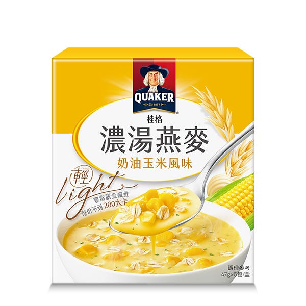 桂格濃湯燕麥-玉米奶油47gX5包