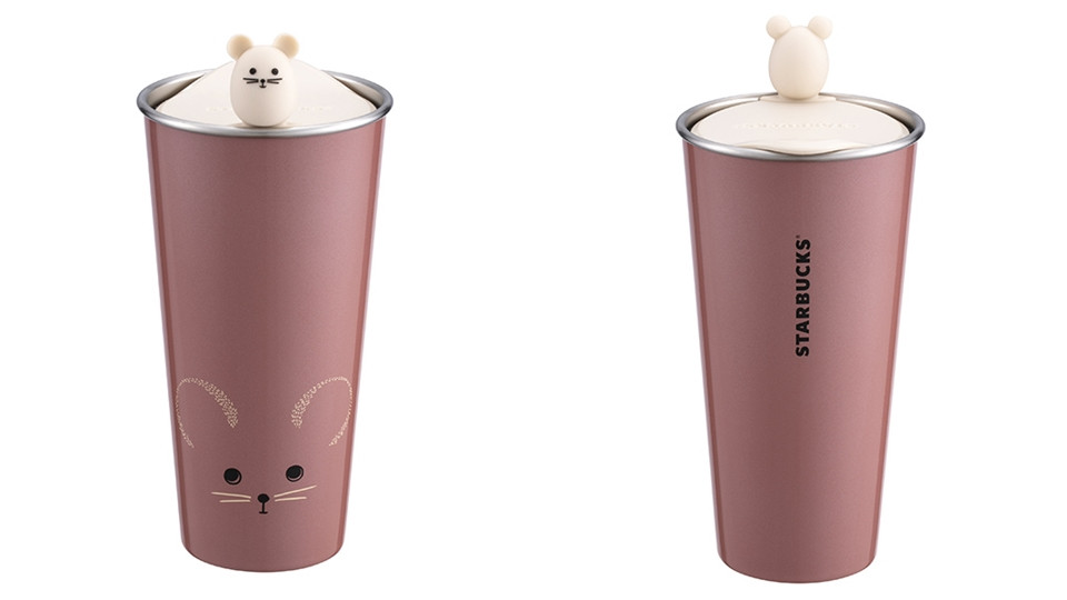 星巴克新年限定12OZ金鼠馬克杯，售價NT580
