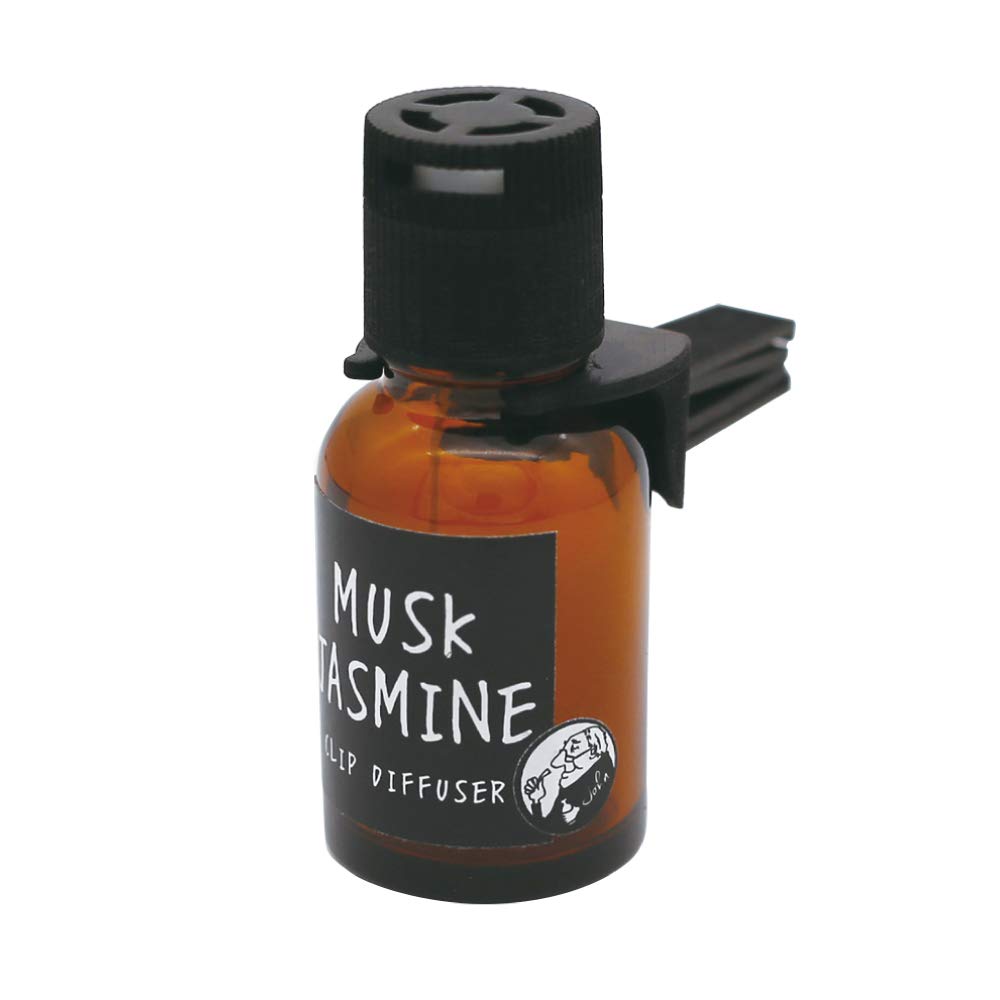 【日本John′s Blend】Musk Jasmine 麝香茉莉 迷你車用 冷氣口夾式 精油擴香 (18ml)