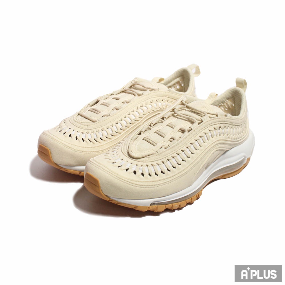 NIKE 女 慢跑鞋 W AIR MAX 97 LX 氣墊 米白 奶茶色 編織 焦糖底 - DC4144200