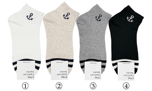 【花想容】ETNA 船舵 航海王 中長襪 韓國襪子 純色百搭襪子 帆船