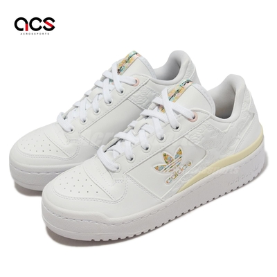Adidas 休閒鞋 Disney Forum Bold W 女鞋 白 黃 小鹿斑比 三葉草 厚底 愛迪達 GW8571