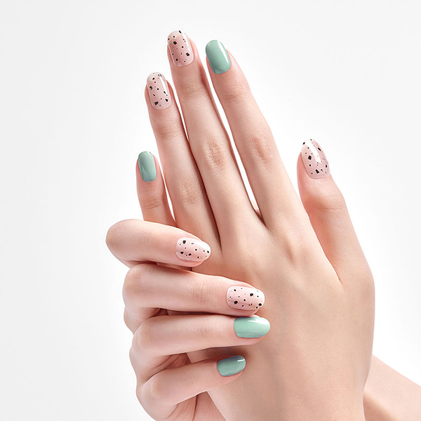 Dashing Diva Glaze 凝膠美甲貼-薄荷穀物