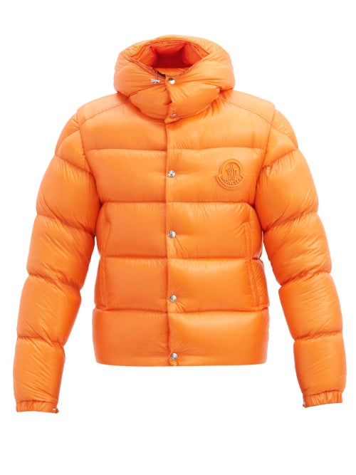 Moncler - Moncler's utilitarian sensibilities are demonstrated through this orange jacket, which fea