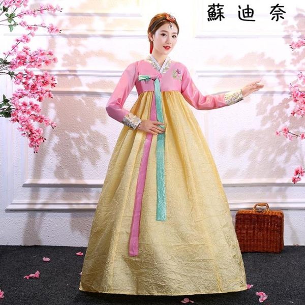 韓服宮廷傳統舞蹈服裝表演服飾女