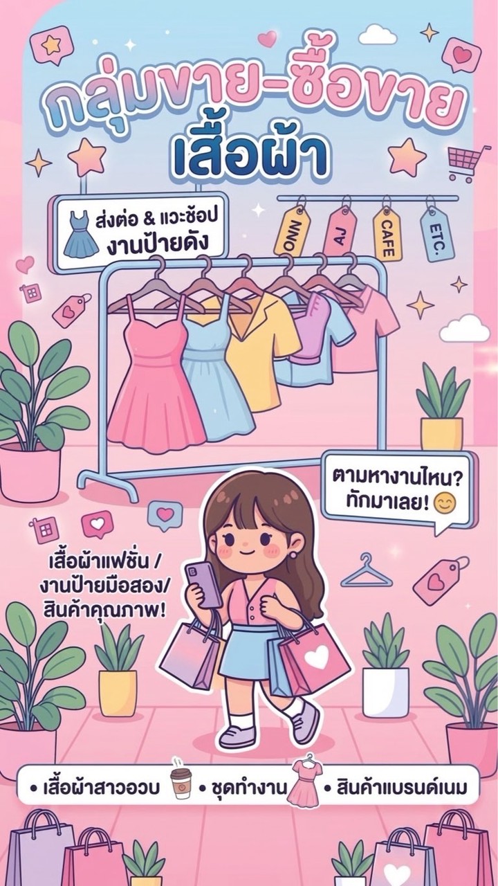 ส่งต่อ ตามหา งานป้าย งานฮิต อจ. คาเฟ่ ฯลฯ