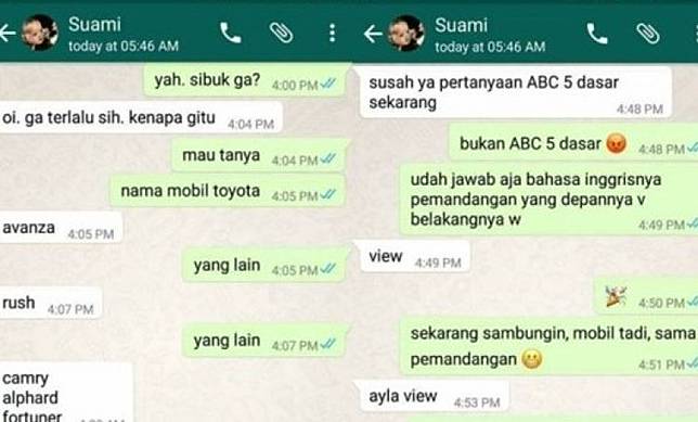 Chat Rayuan Istri Ke Suami Nggak Peka Ini Bikin Terpingkal pingkal