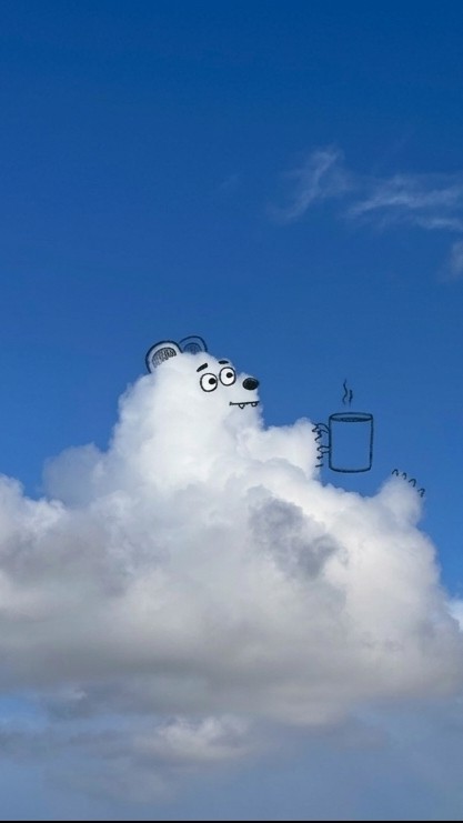 雲朵的悠閒飄移~☁️